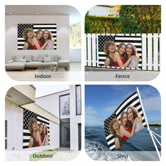 Custom Pink America Flag 5x8 ft size image