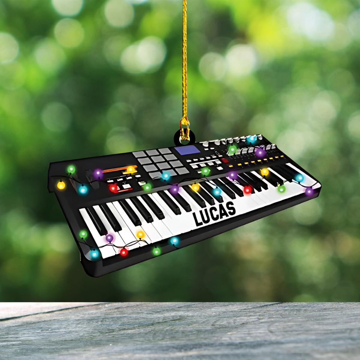 One side print option for the keyboard ornament