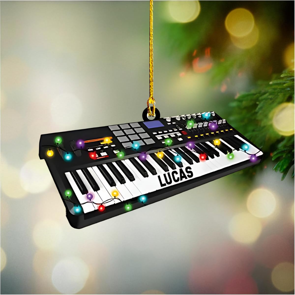 Two sides print option for keyboard ornament