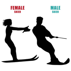 Custom Water Skiing Gifts sign ready for display indoor or outdoor