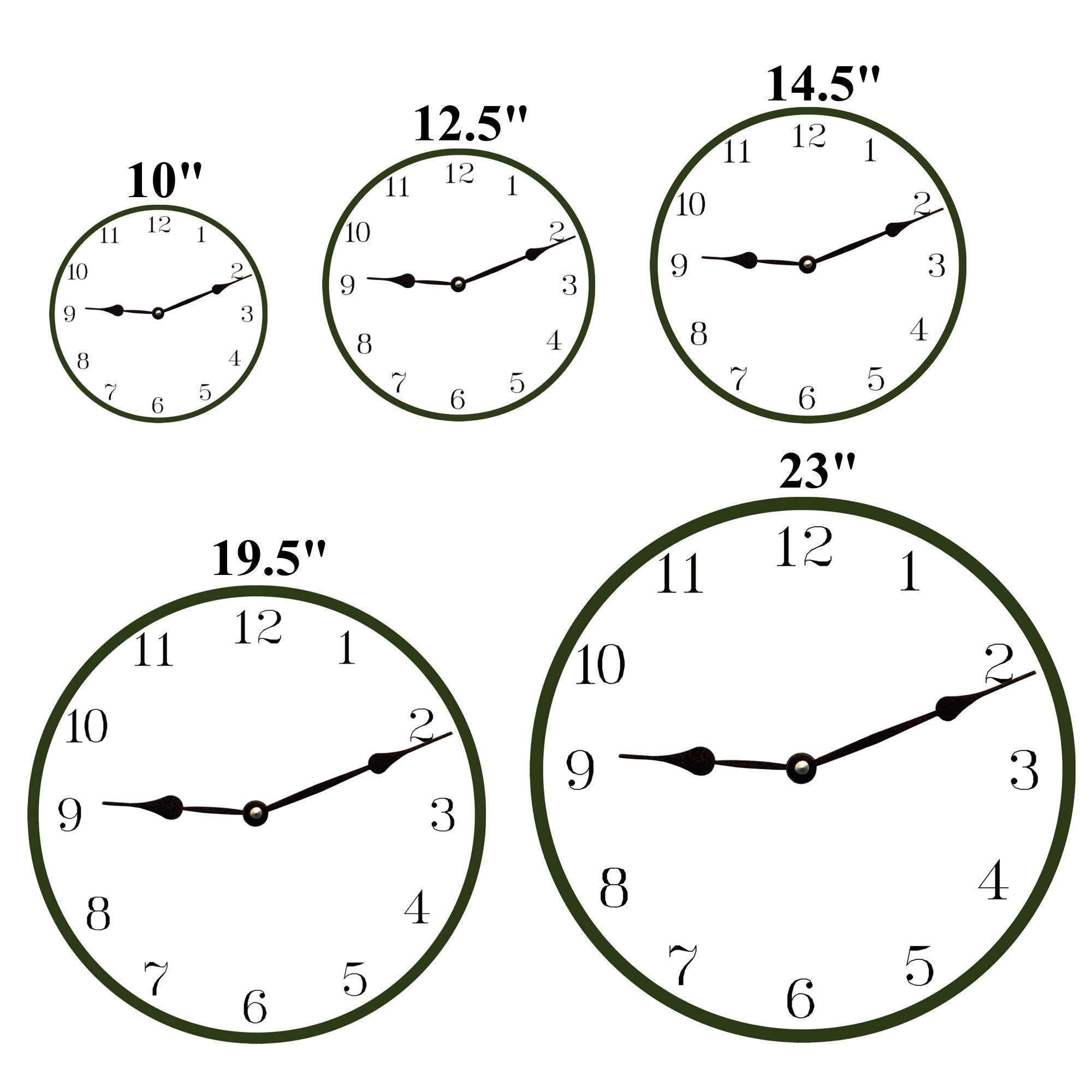 Made to order personalized clock