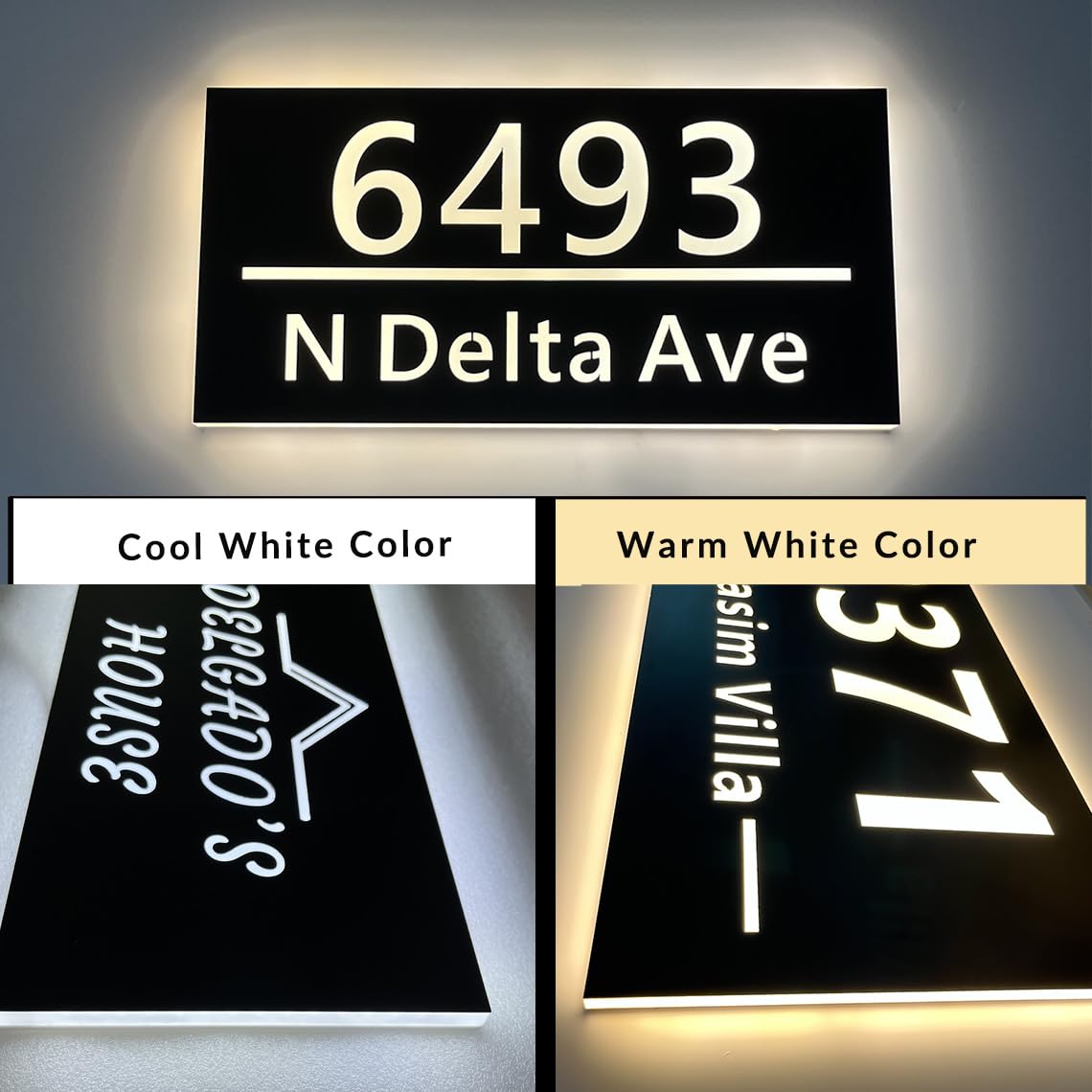 Customizable address information options