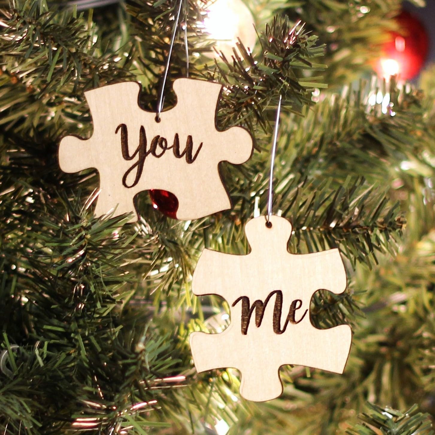 Customizable ornament with magnet DIY option
