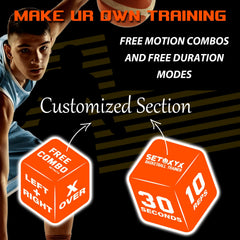 Free combo customization in basketball dice set