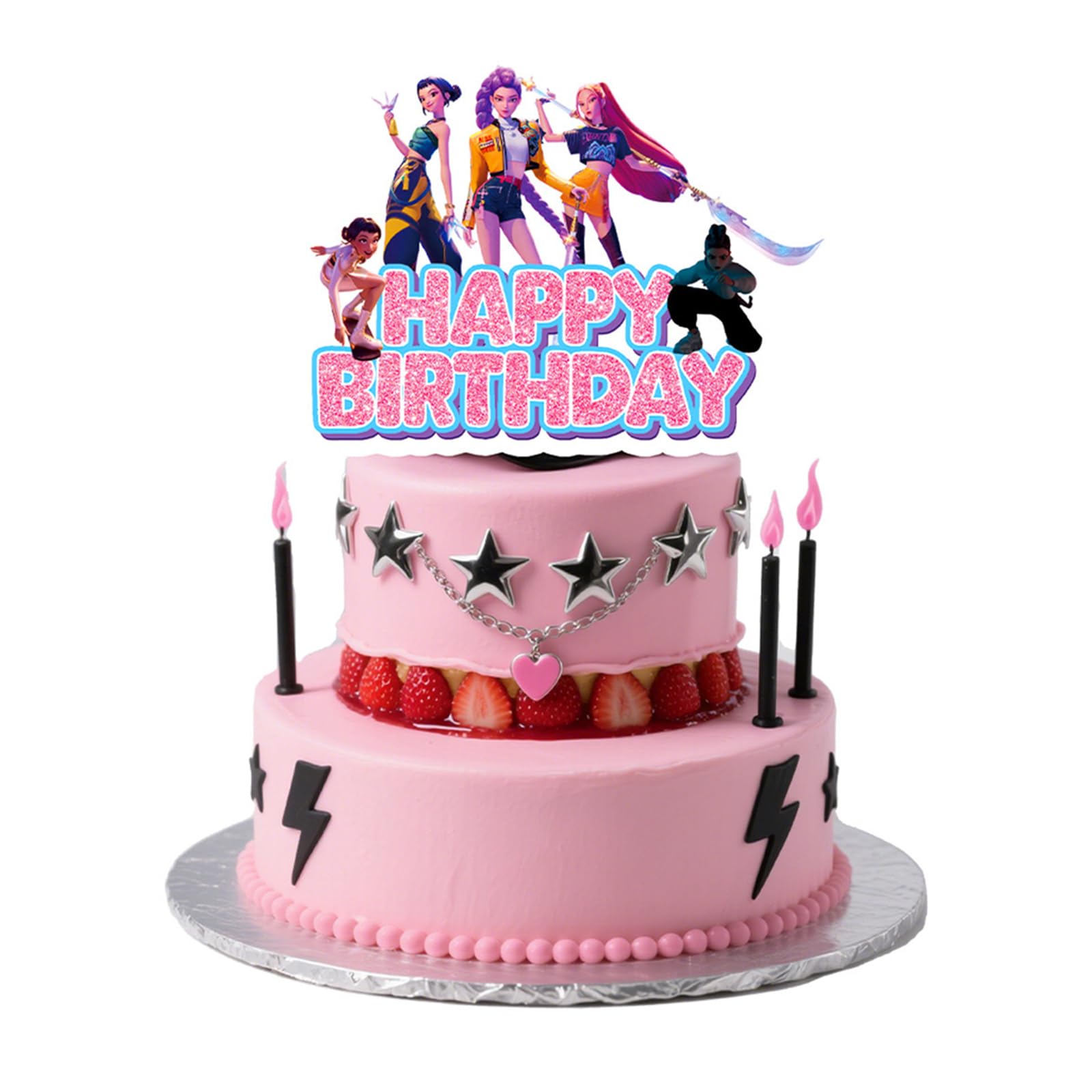 Cute Anime Cake Decorations cartoon birthday topper for girls