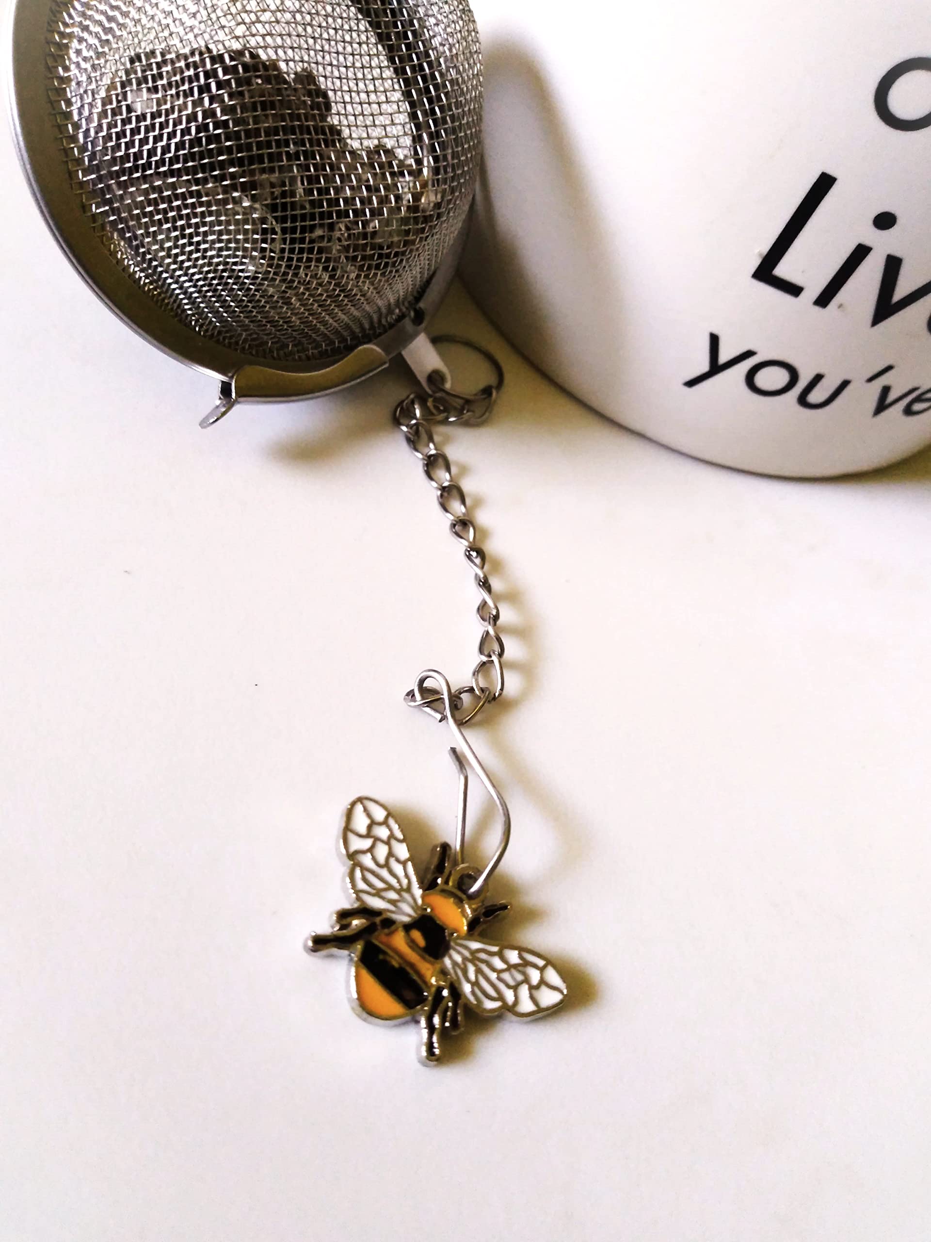 Cute Bee tea infuser ball for loose leaves brewing product image 5