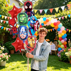 Cute birthday party supplies foil balloons pack