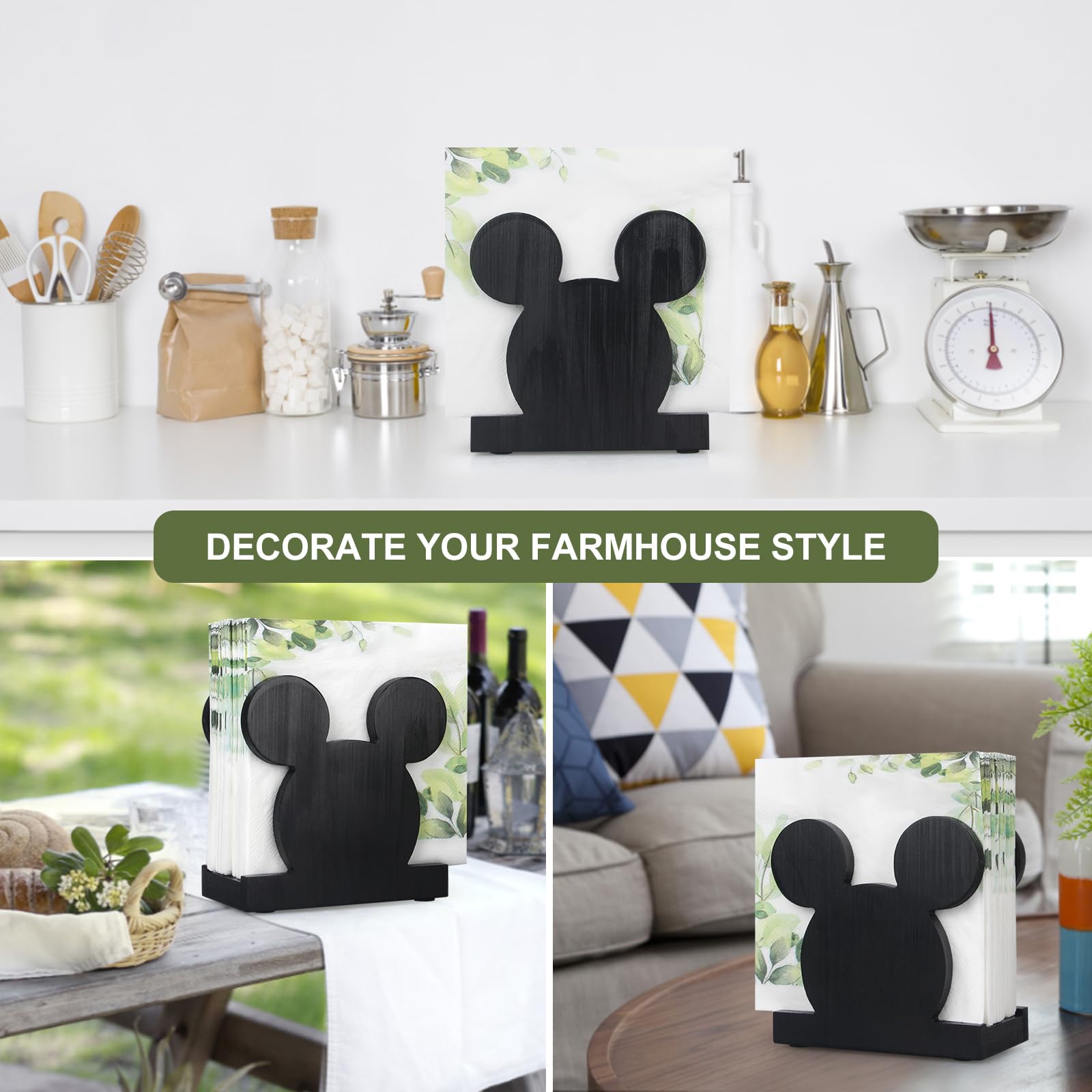 Cute desk decor napkin holder suitable as gift