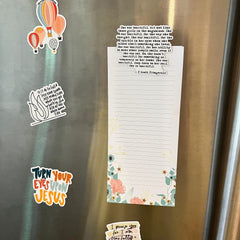 Inspirational magnet with F Scott Fitzgerald quote she is beautiful
