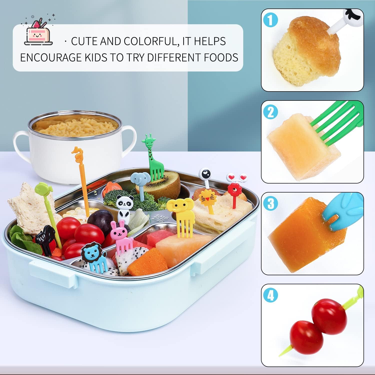 Cute kids lunch accessories for picky eaters