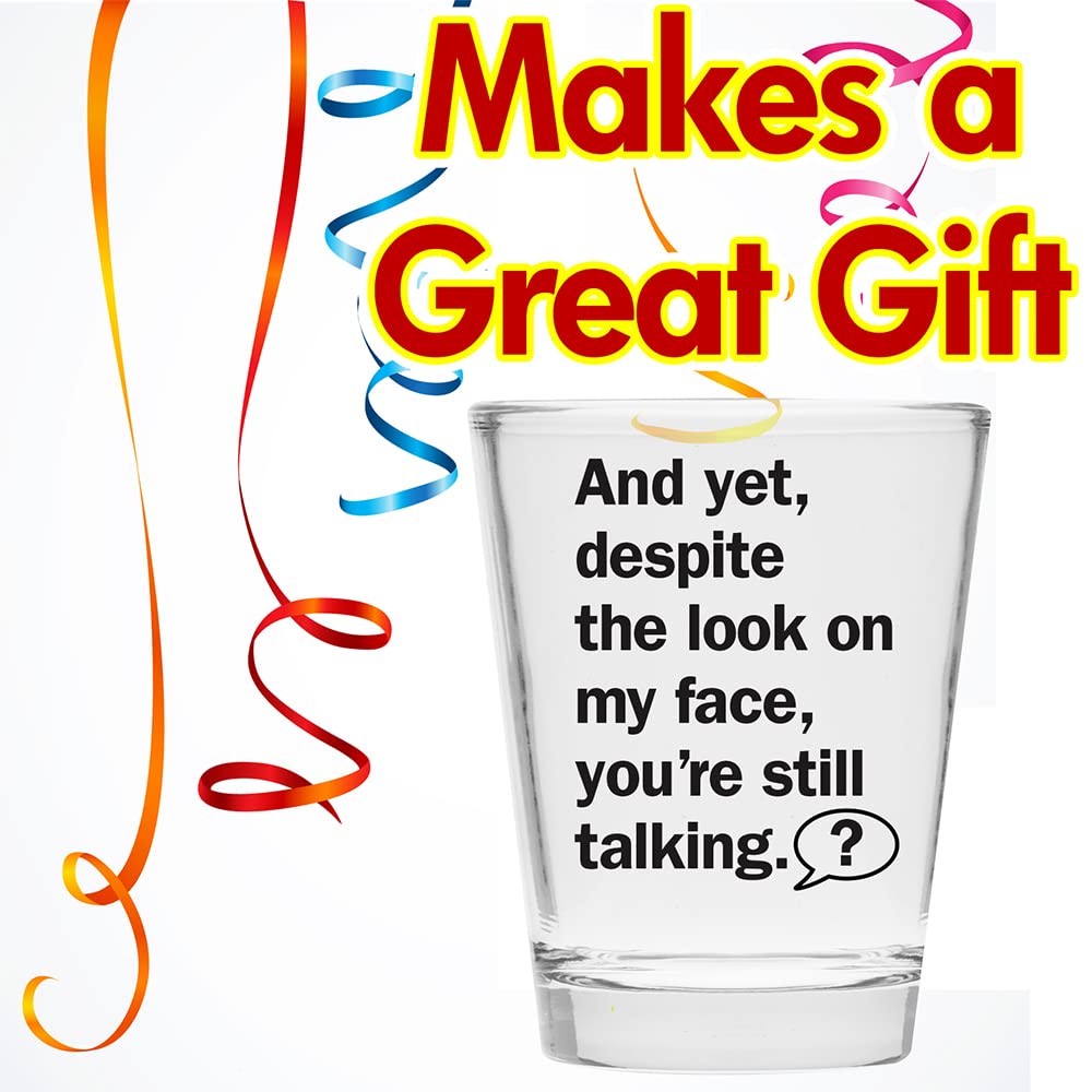 Cute shot glass for drinking buddies and parties