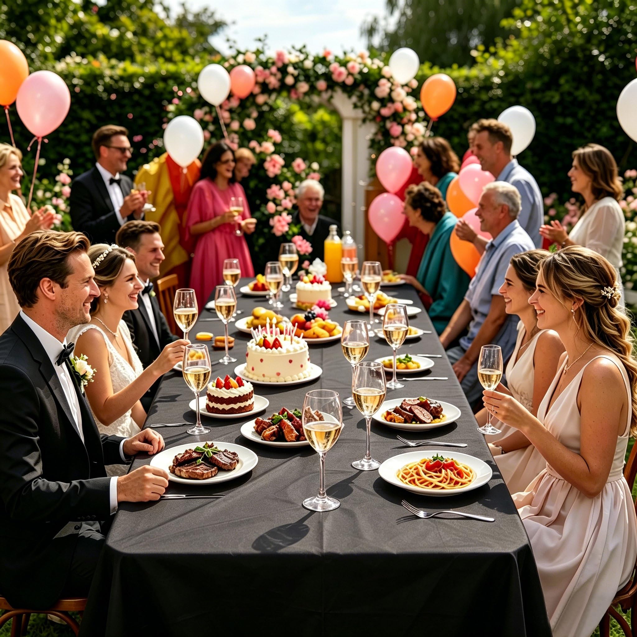 CXSAZRY 2Pcs disposable tablecloth for birthdays weddings picnics