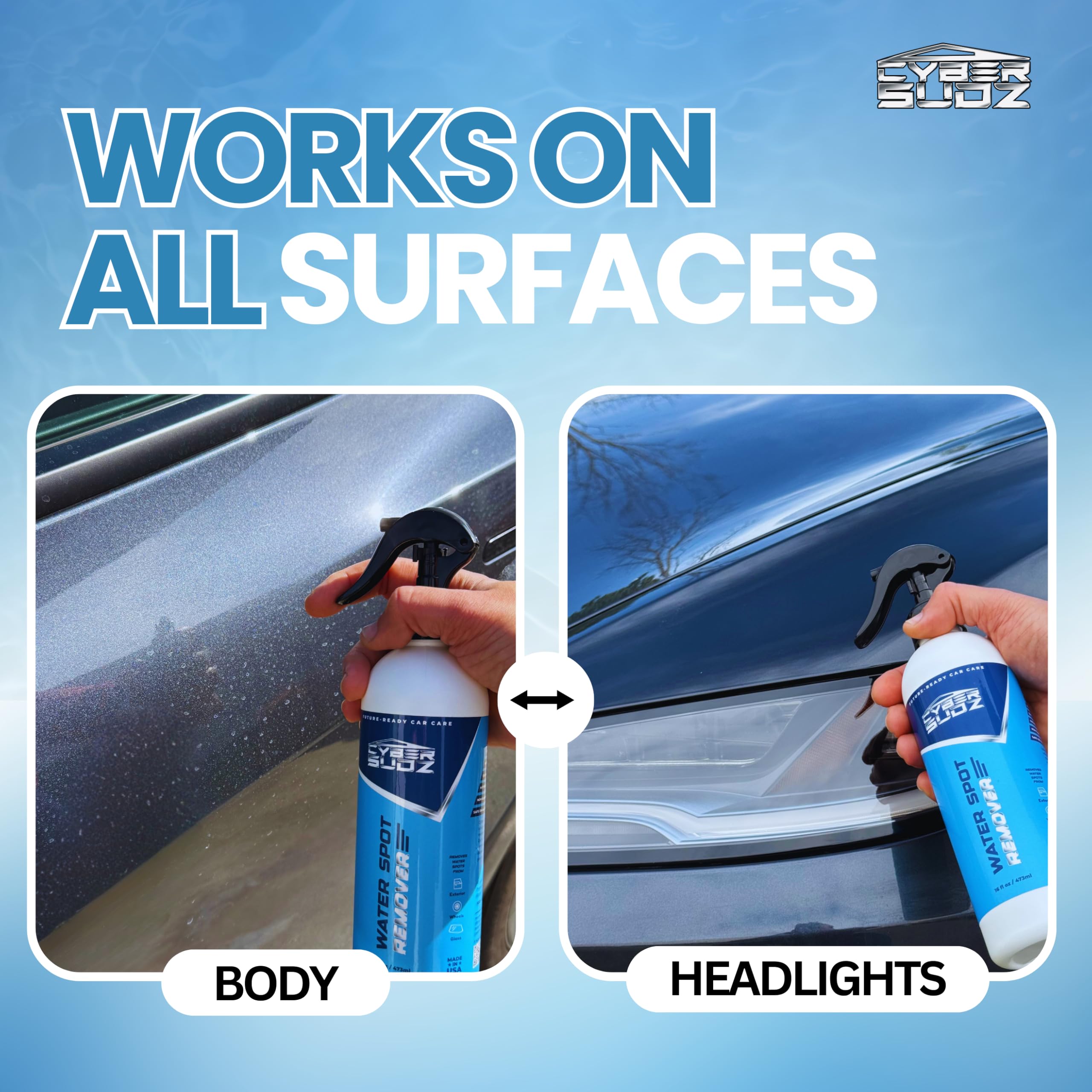 16 fl oz CyberSudZ Water Spot Remover bottle