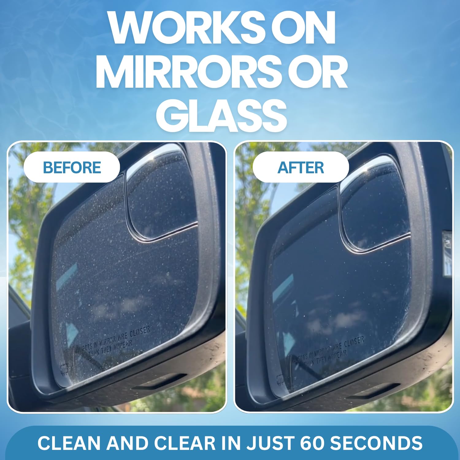 Water spot remover for cars on metal surfaces