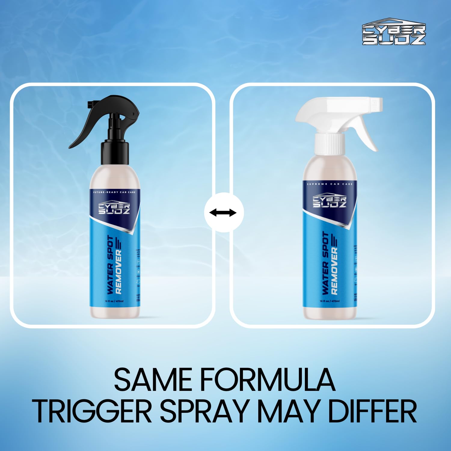 Water spot remover for cars on plastic surfaces