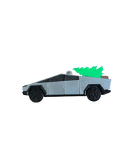 Cybertruck Crhistmas Ornament 3D printed design for Christmas tree