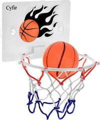 CYFIE basketball hoop toddler suction cups on bathroom glass