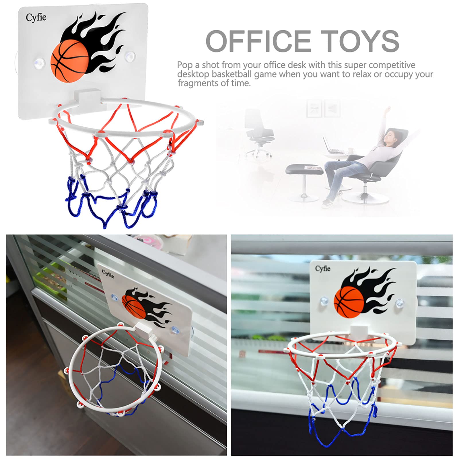 Suction cup mount on smooth surface for CYFIE hoop