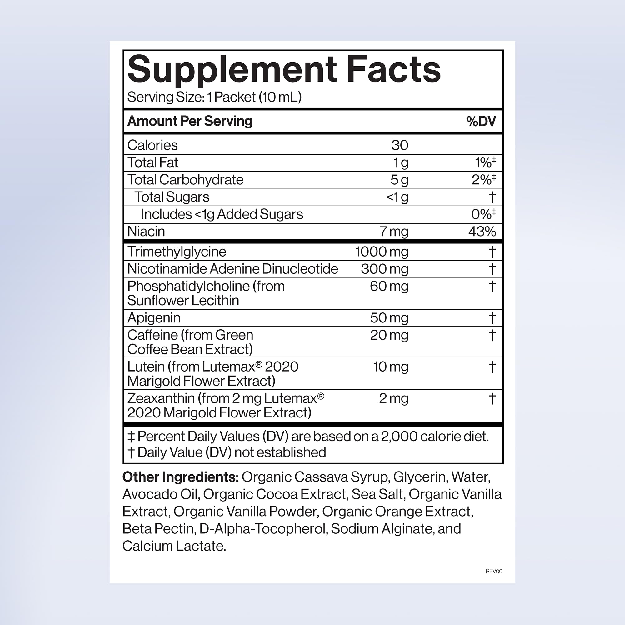 Compact bottle for daily energy and aging support