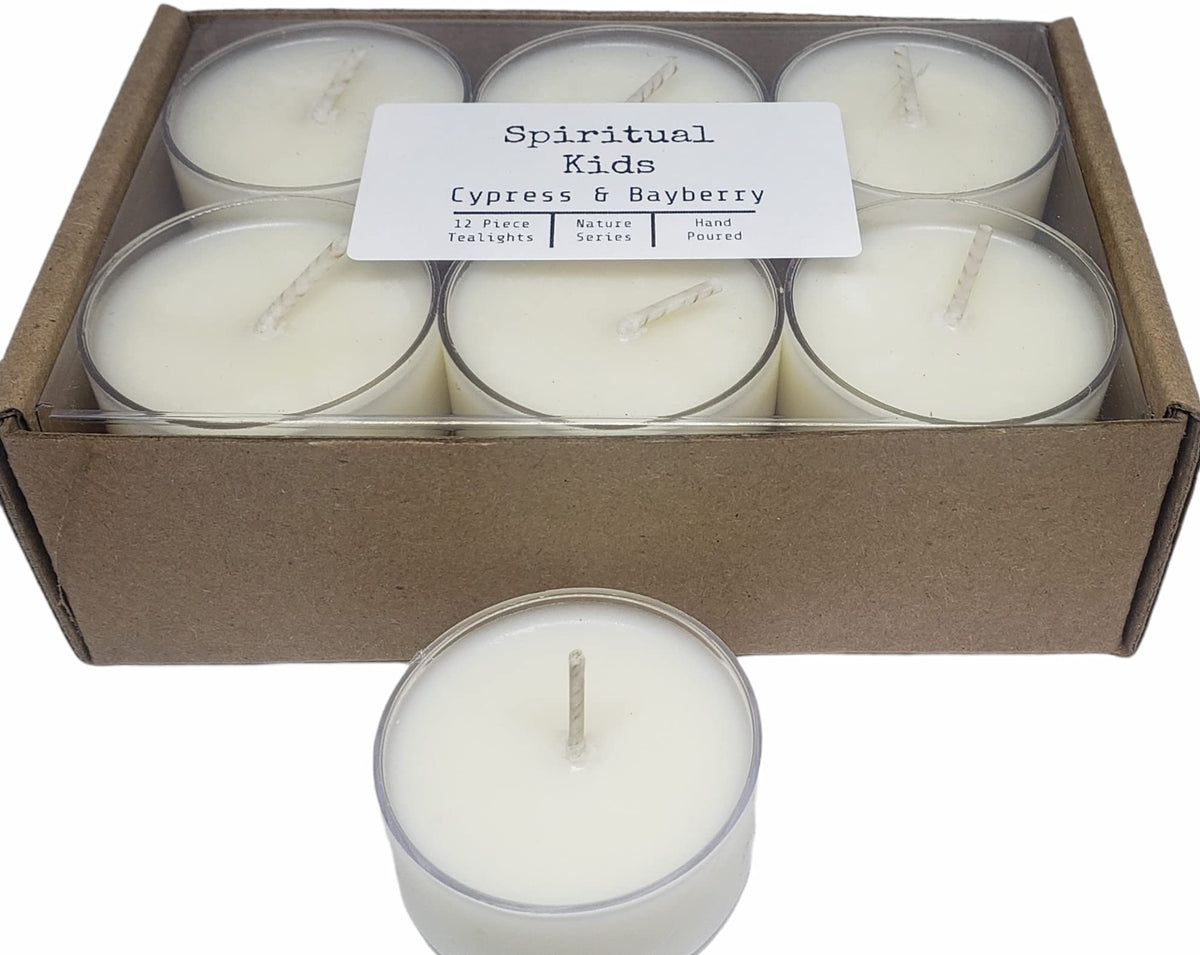 Cypress Bayberry all natural soy wax tealights 12ct