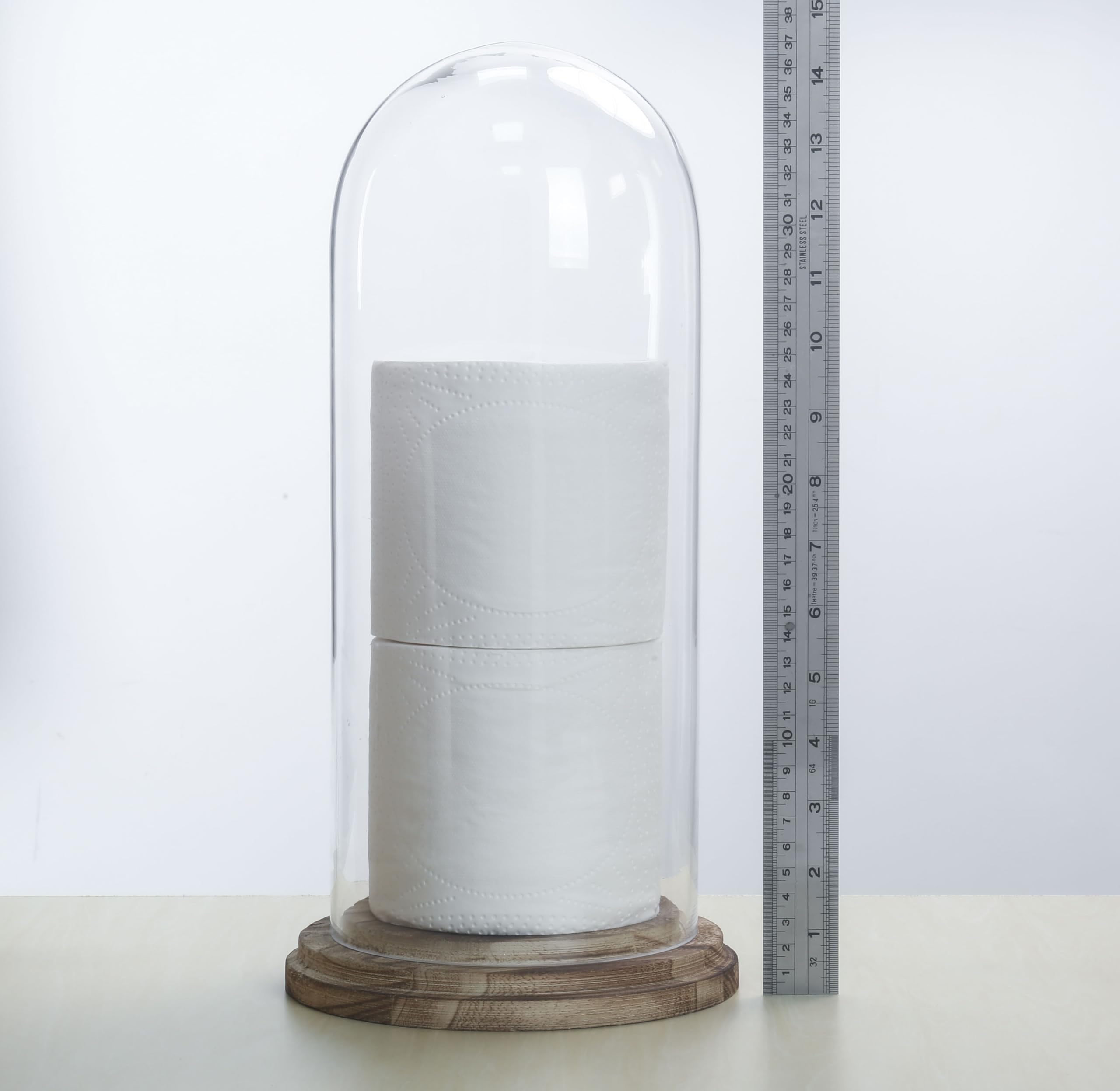 Wood base dimensions H1 in D7 in