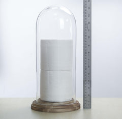 Wood base dimensions H1 in D7 in