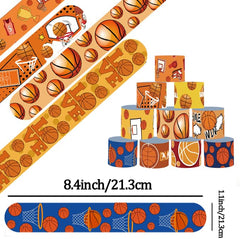 50 basketball theme stickers colorful patterns