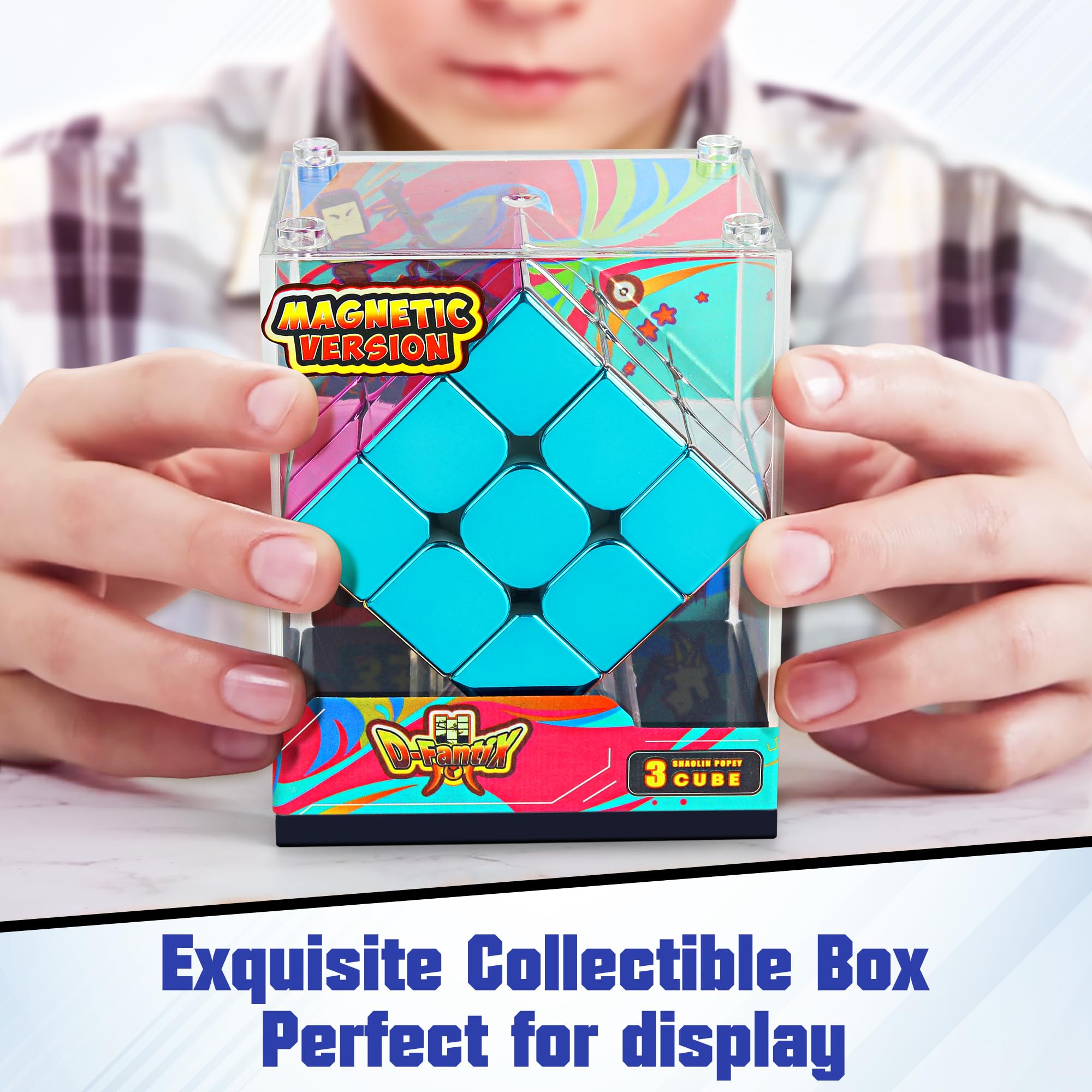 d-fantix magnetic speed cube 3x3x3 abs material grip