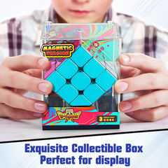 d-fantix magnetic speed cube 3x3x3 abs material grip