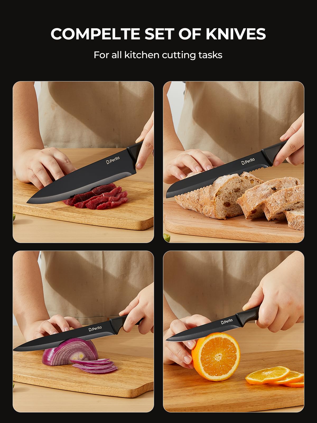 D.Perlla Bread knife 8 inch