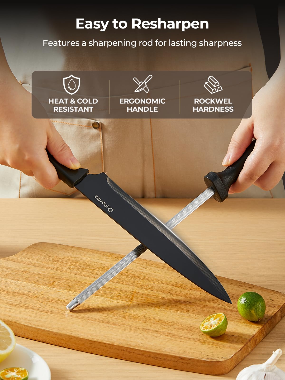 D.Perlla Slicing knife 8 inch