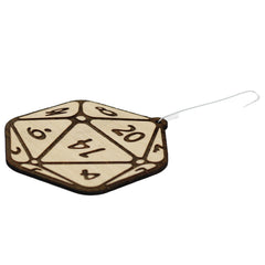 Birch wood ornament crafted in Portland studio