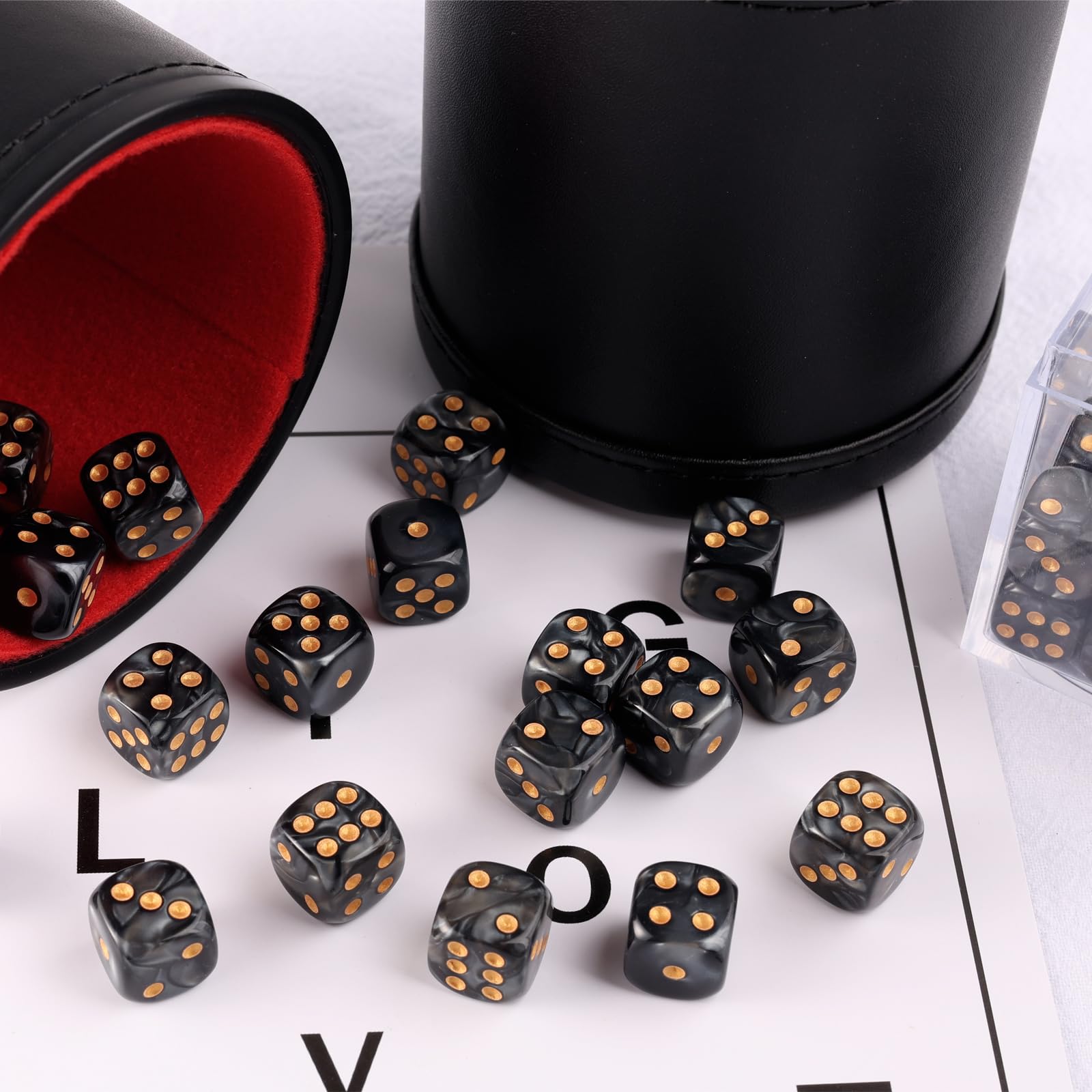 six-sided dice for board games and teaching