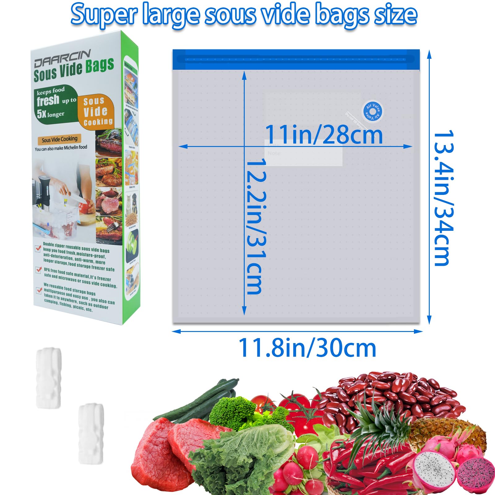 Bag sealing clips with Daarcin kit image