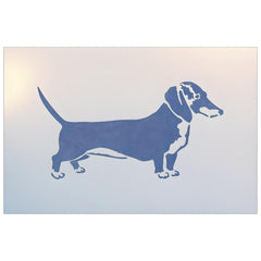 Dachshund Stencil 5.6 x 2.9 inch reusable Mylar template