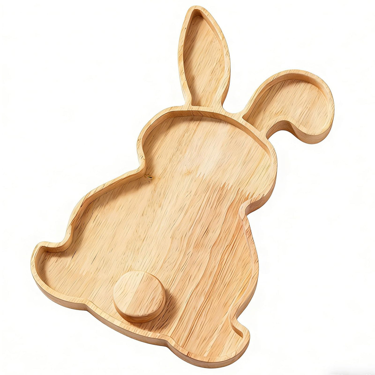 Dacwiko rabbit shaped wooden charcuterie board close up