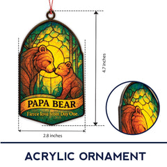 Suncatcher window ornament with vibrant colors