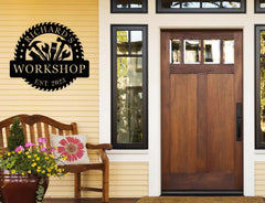 Dads Fix It Shop sign personalized for workshop