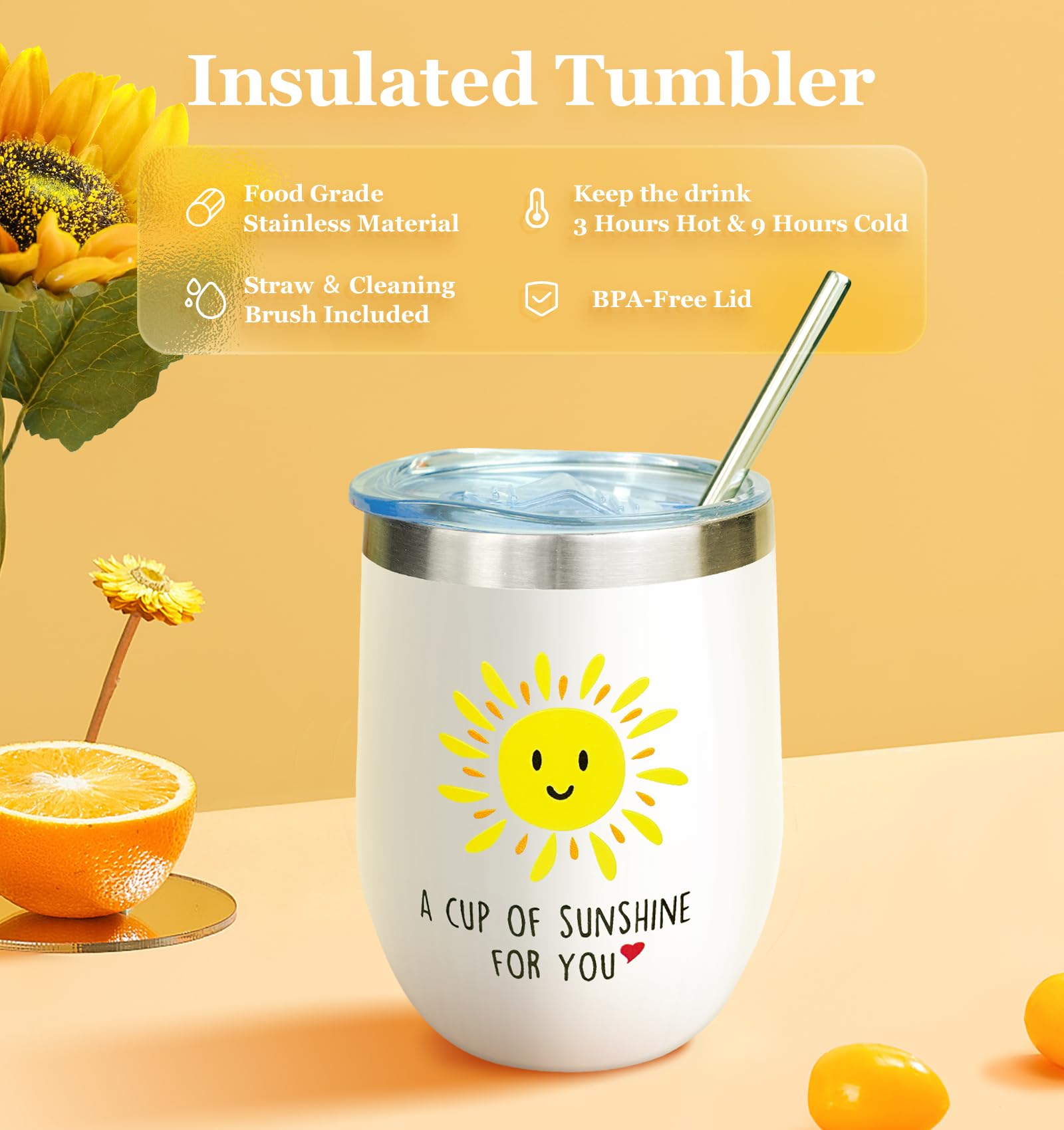 Daisy Hair Tie included with Sunflower Gifts for Women box