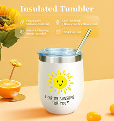 Daisy Hair Tie included with Sunflower Gifts for Women box