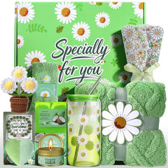 Daisy Self Care Gift Baskets for Women blanket image