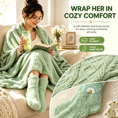 Crocheted daisy decor from the gift set image