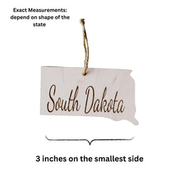 South Dakota Christmas Ornament decorative hanging keepsake