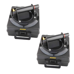 DAMO 8 inch vacuum suction cups pair for glass and granite lifting with hand pump carrying case