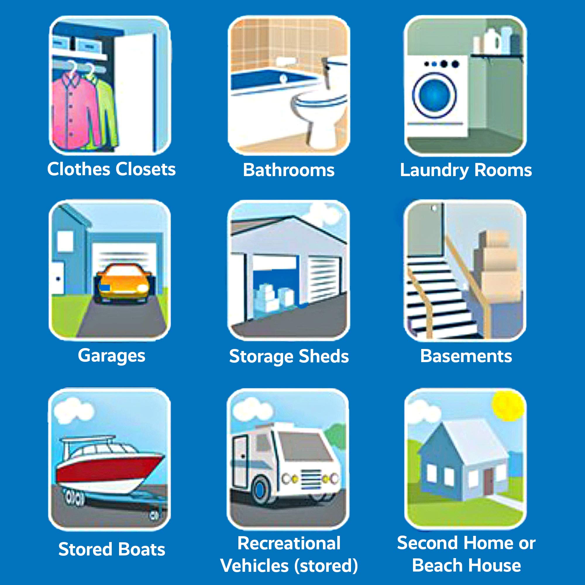 DampRid moisture absorber in a laundry room setting