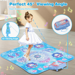 Frozen Toys Dance Pad Bluetooth music box and stand
