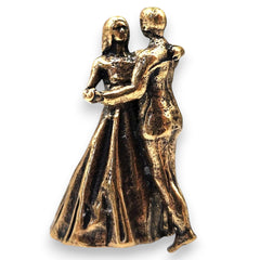Dancing Couple Miniature Sculpture handcrafted in brass