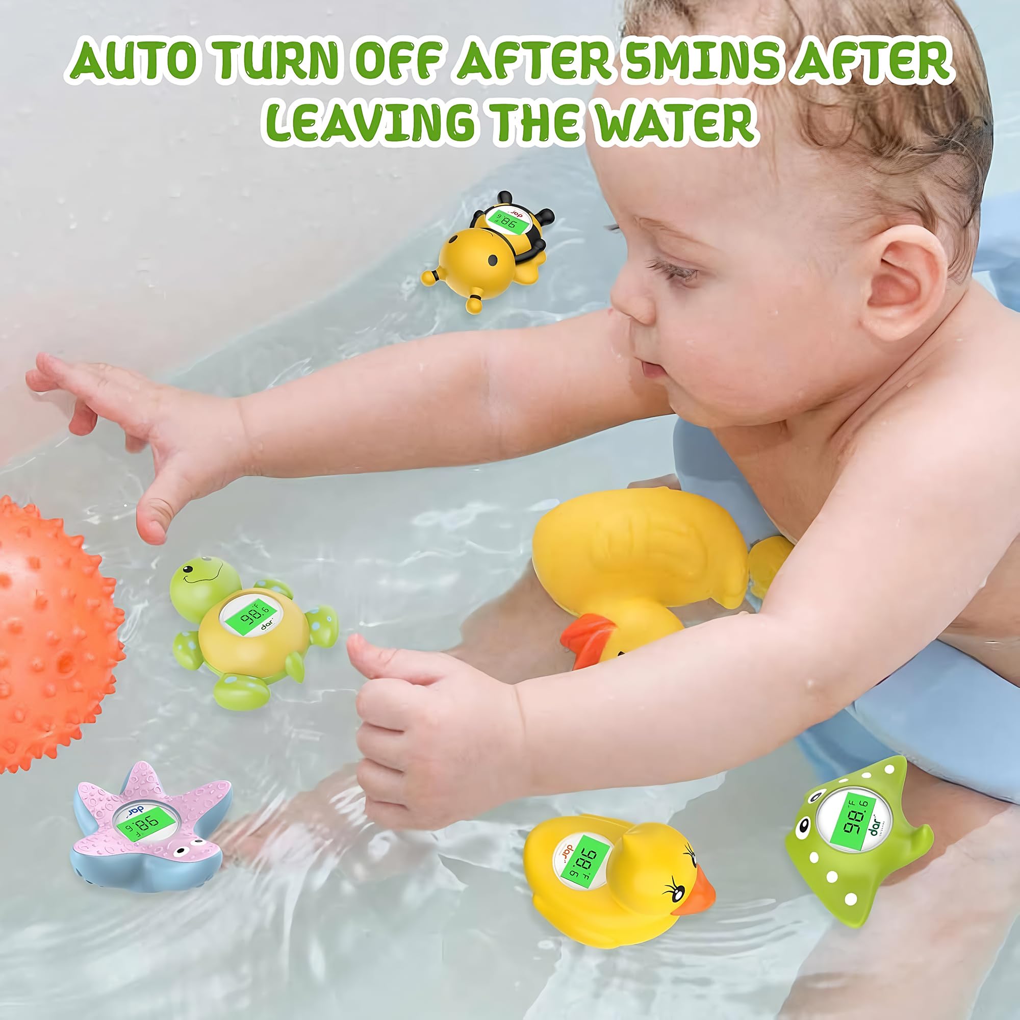 BPA-free child-safe materials used in thermometer
