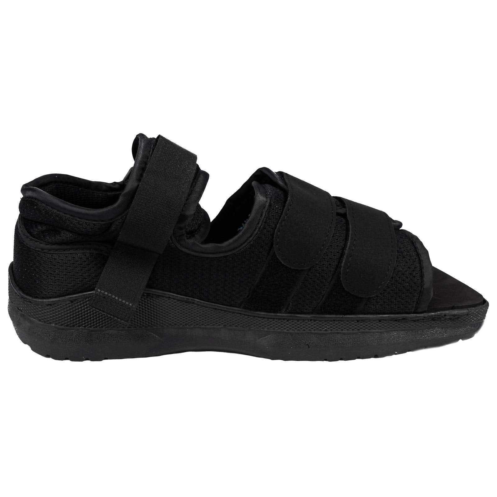 Darco Med-Surg Shoe square toe bumper and forefoot closure design