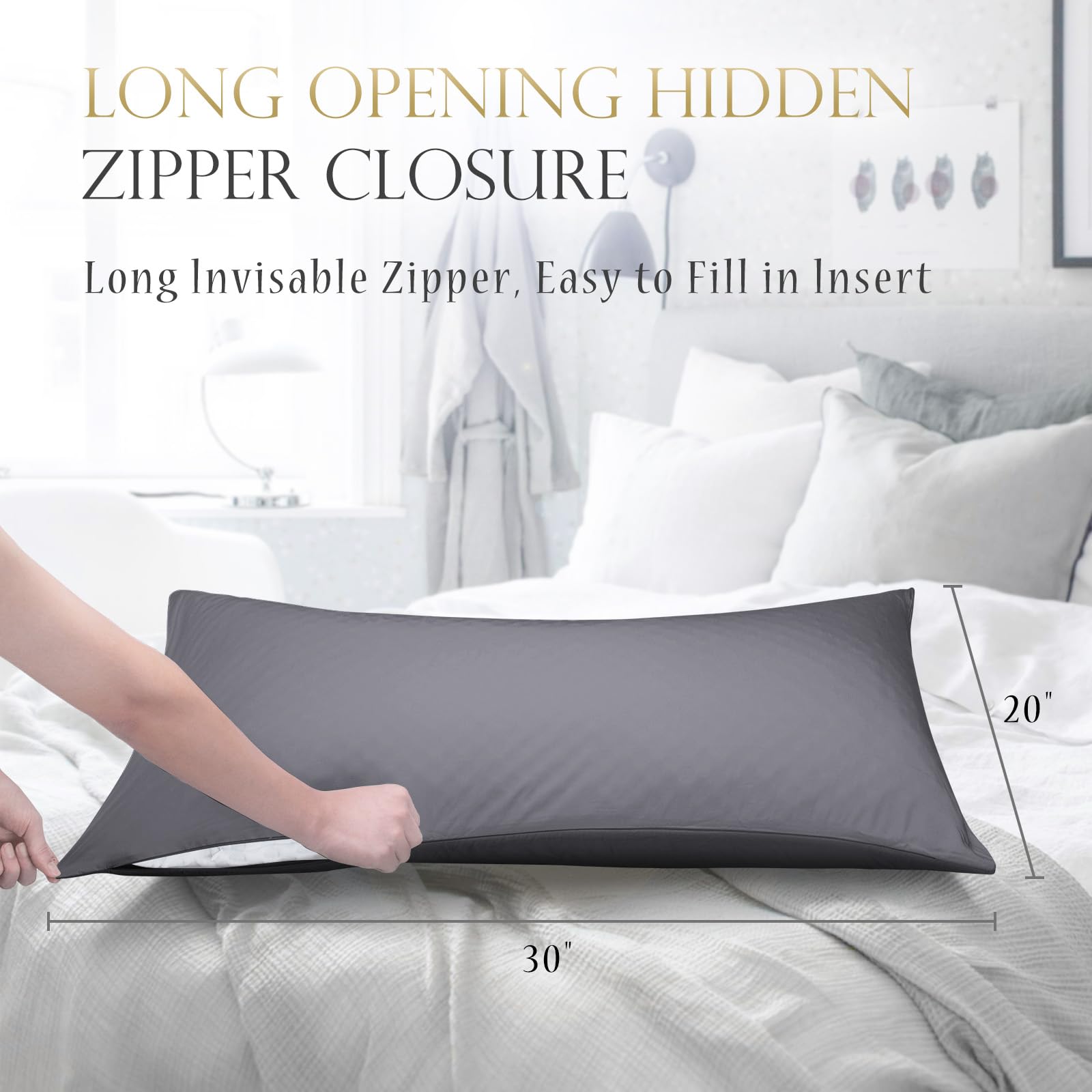 Hair friendly pillowcase reduces facial creases